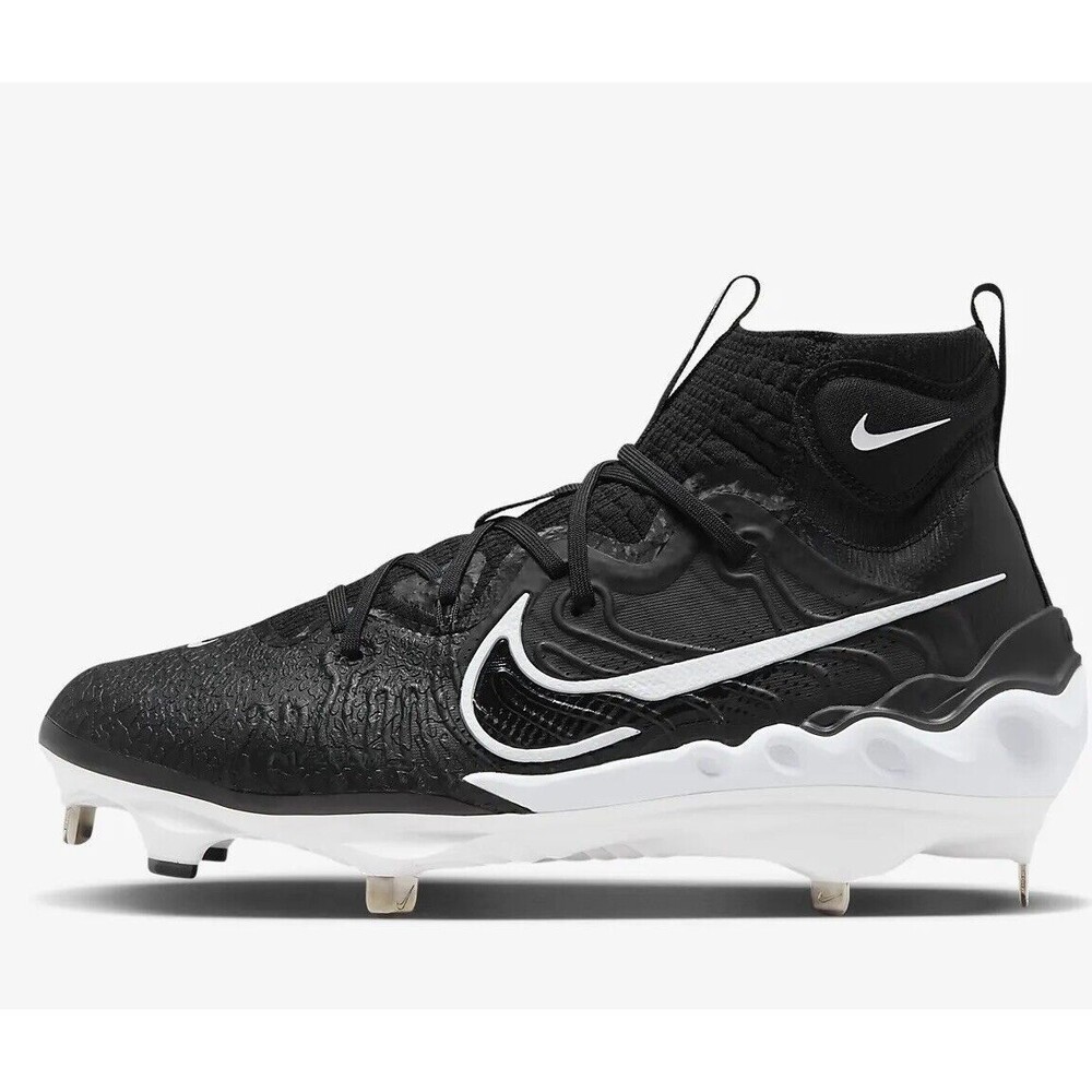 Nike Alpha Huarache NXT Metal Baseball Cleats Black DJ6517-001 NEW Mens Size 11